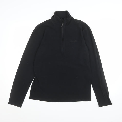 Peter Storm Men's Black Fleece 1/2 Zip Pullover Sweatshirt Size S