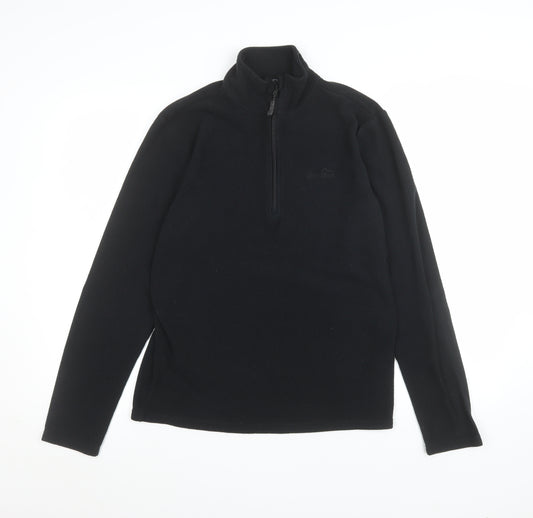 Peter Storm Men's Black Fleece 1/2 Zip Pullover Sweatshirt Size S