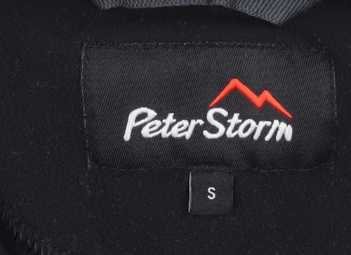 Peter Storm Men's Black Fleece 1/2 Zip Pullover Sweatshirt Size S