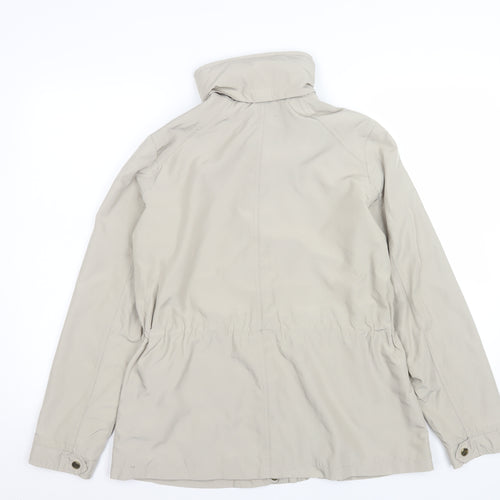 Papaya Weekend Women Beige Size 12 Anorak Mid-Length Jacket