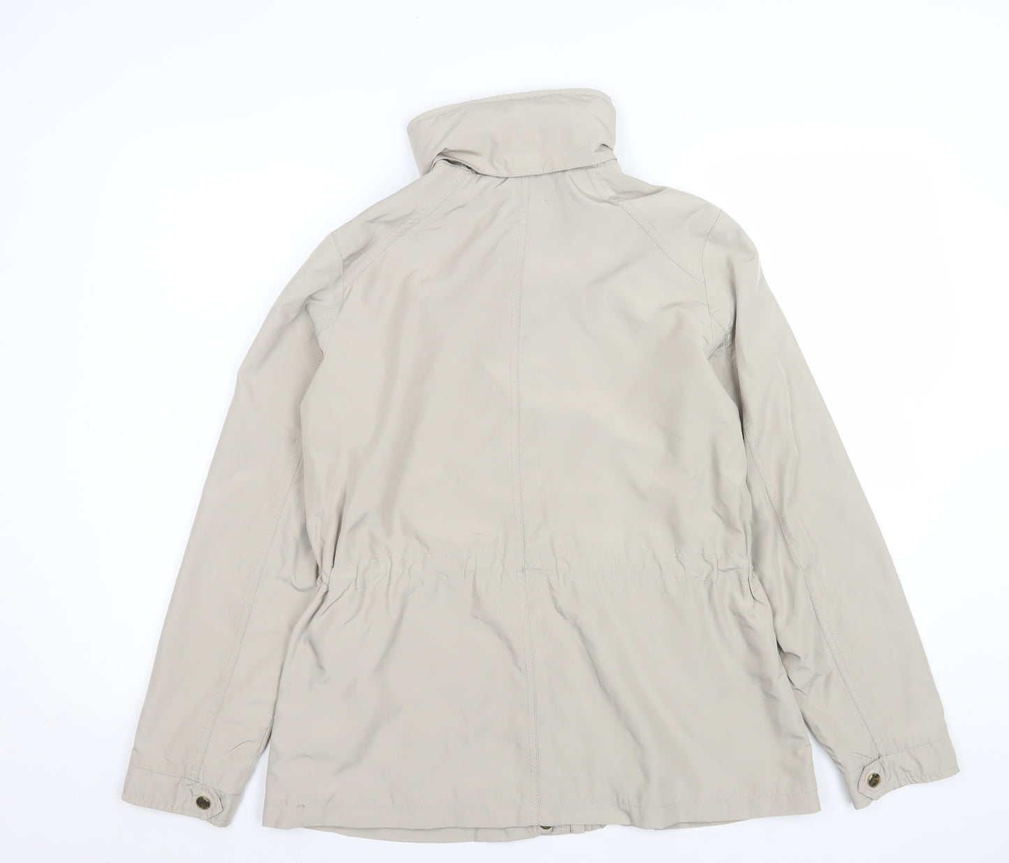 Papaya Weekend Women Beige Size 12 Anorak Mid-Length Jacket