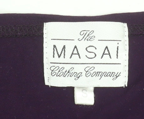 Masai Women’s Purple Long Sleeve Basic Jersey Top Size S