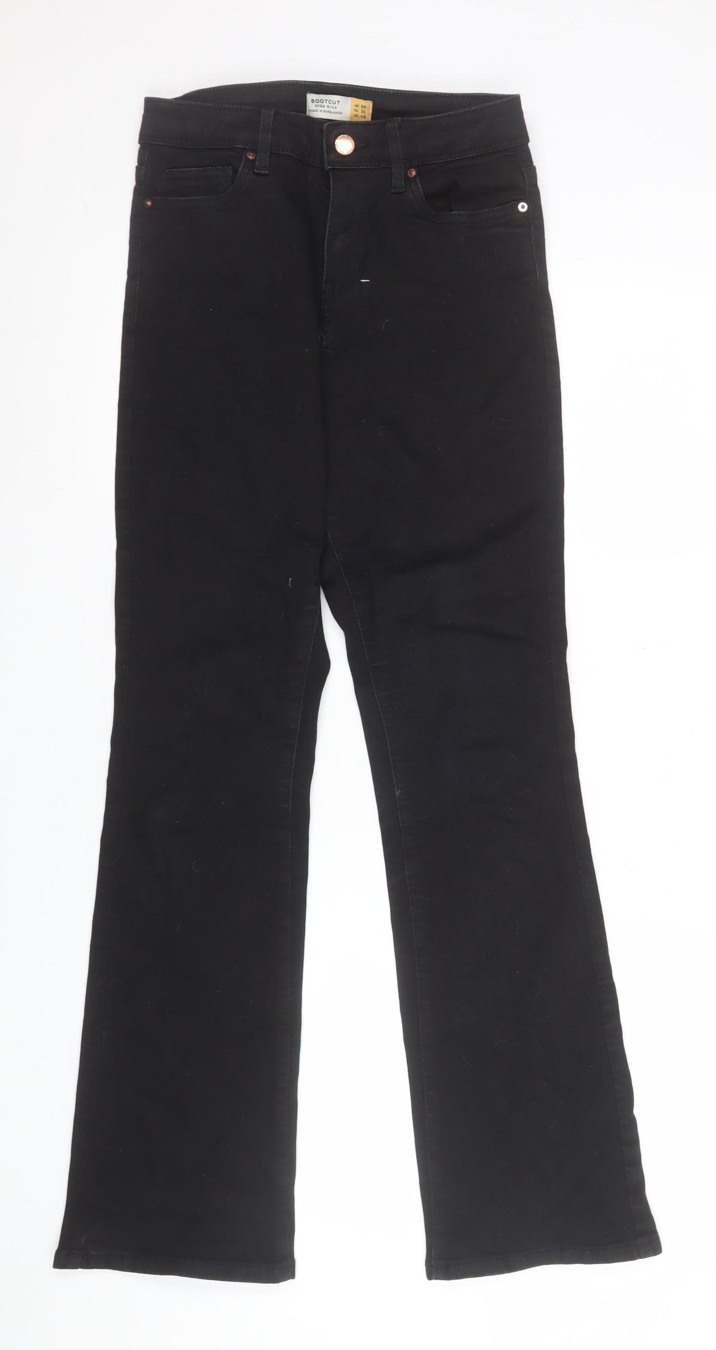 Next Women Black Bootcut High Rise Jeans Size 8R