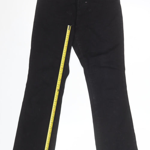 Next Women Black Bootcut High Rise Jeans Size 8R