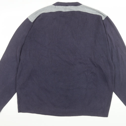 Timberland Men's Blue Cotton Pullover Sweatshirt XL