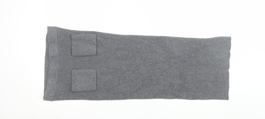 Zara Women Grey Knit Pencil Skirt Size 12 Stretch Workwear