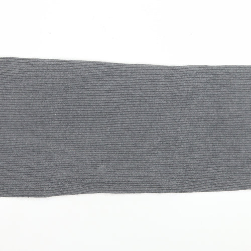 Zara Women Grey Knit Pencil Skirt Size 12 Stretch Workwear