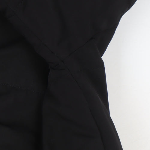 SoulCal&Co Boys Black XS Puffer Jacket Hooded Winter Coat