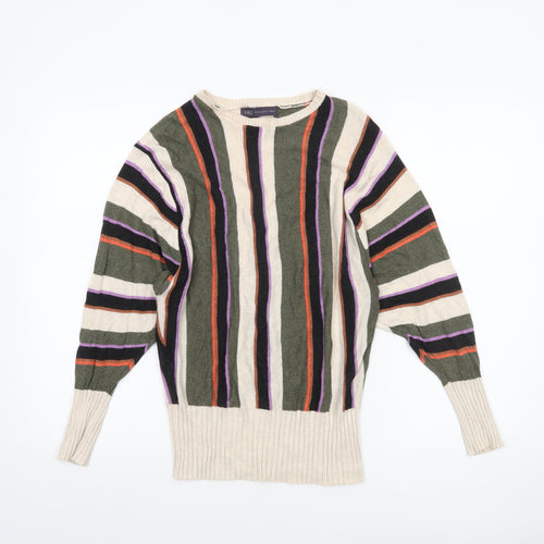 Marks and Spencer Women’s Multicoloured Striped Pullover Jumper Size S