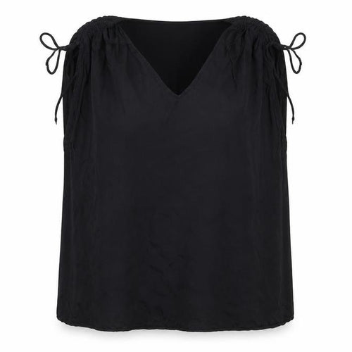 F&F Women Black Viscose Sleeveless Tunic Blouse Size 16