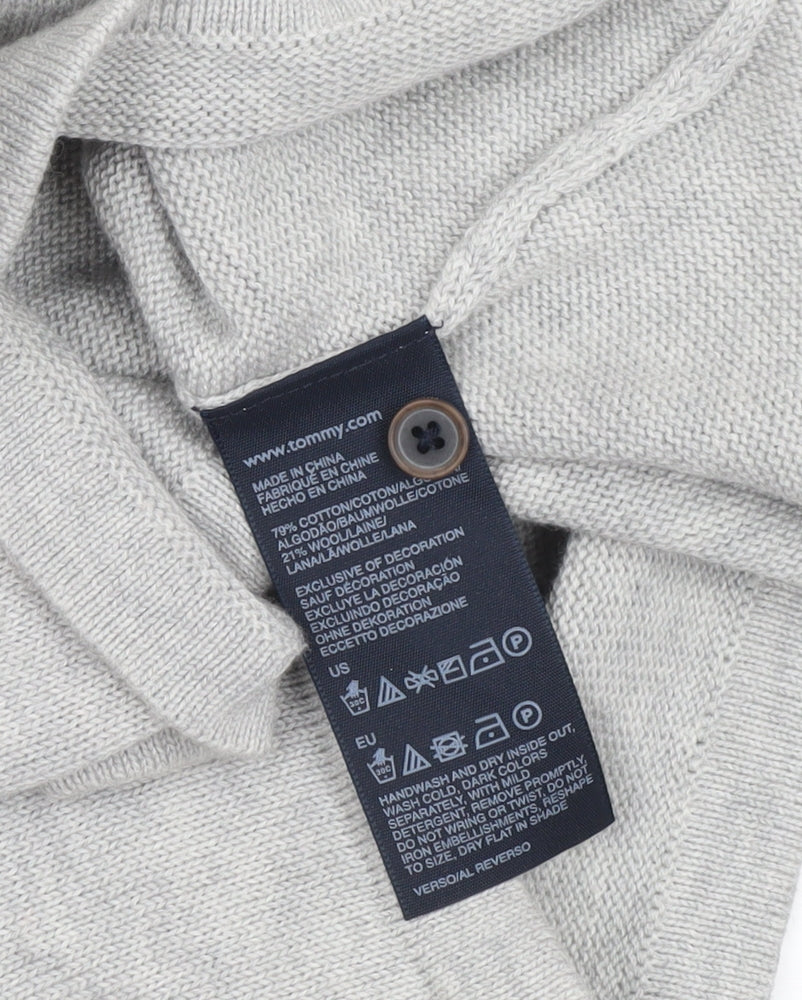 Tommy Hilfiger Women's Grey Knit Colourblock Shift Dress M