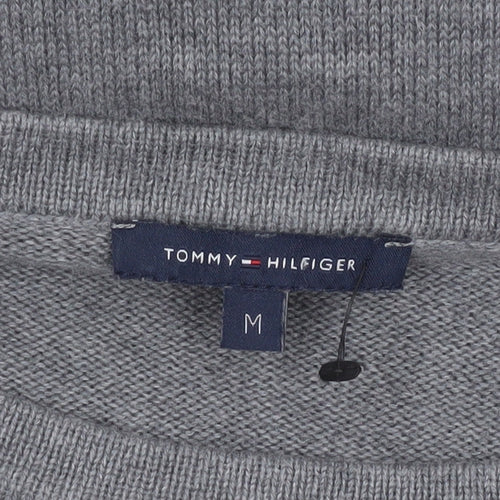 Tommy Hilfiger Women's Grey Knit Colourblock Shift Dress M