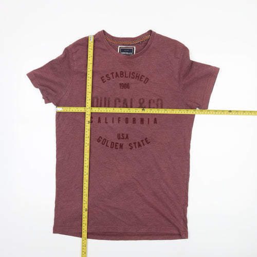 SoulCal & Co Mens Red California Graphic Print T-Shirt Size M