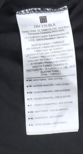 Amplified Men's Black Queen Band Logo T-Shirt Size L