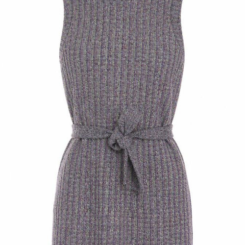 Zara Women’s Multicoloured Knit Sleeveless Roll Neck Belted Blouse Size S