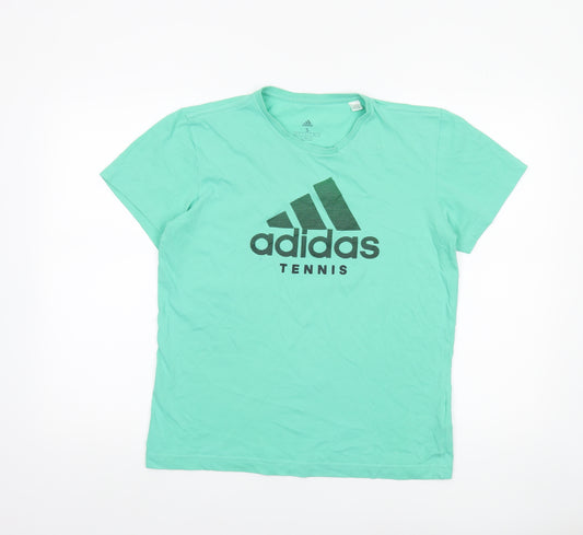 Adidas Women's Green Climalite Tennis T-Shirt Size S