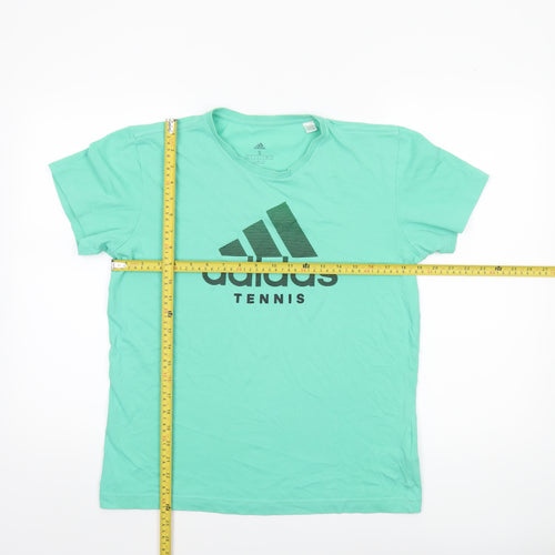 Adidas Women's Green Climalite Tennis T-Shirt Size S