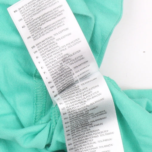 Adidas Women's Green Climalite Tennis T-Shirt Size S