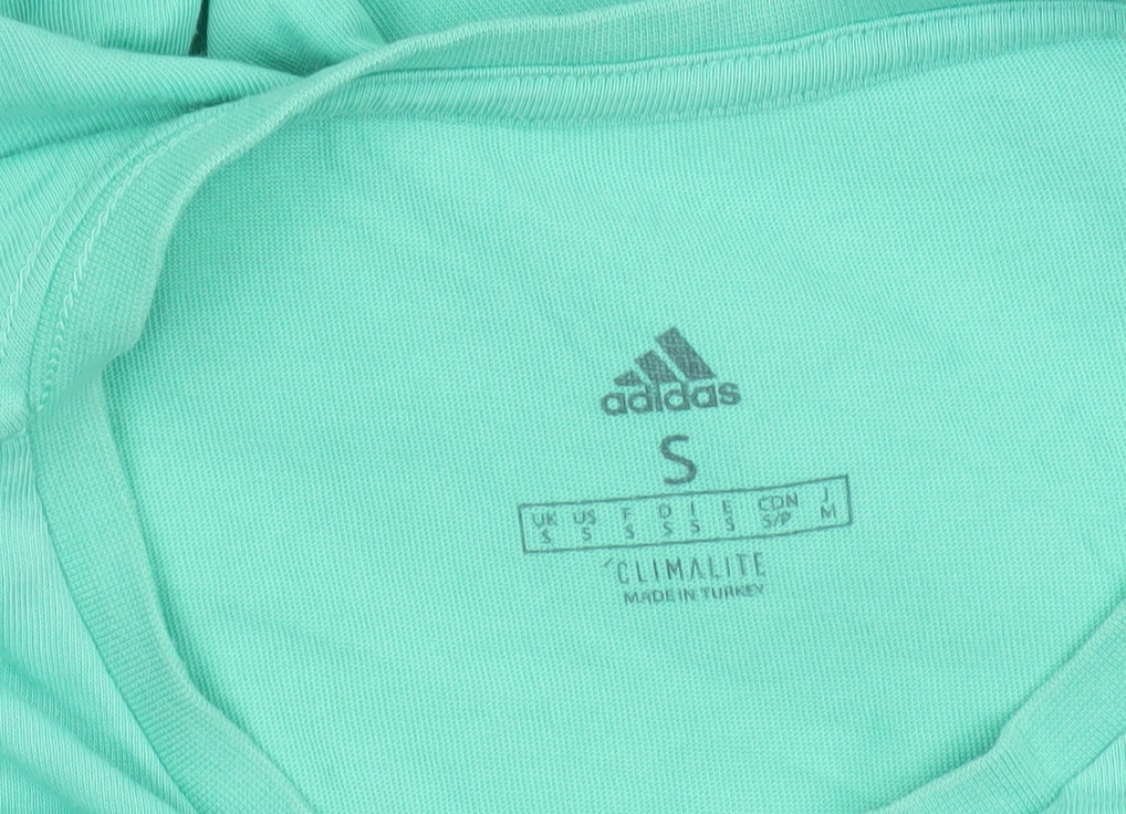 Adidas Women's Green Climalite Tennis T-Shirt Size S