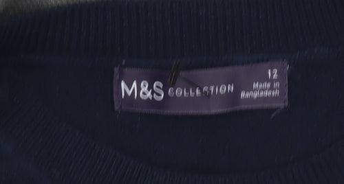 Marks and Spencer Women’s Multicoloured Geometric Jumper Size 12