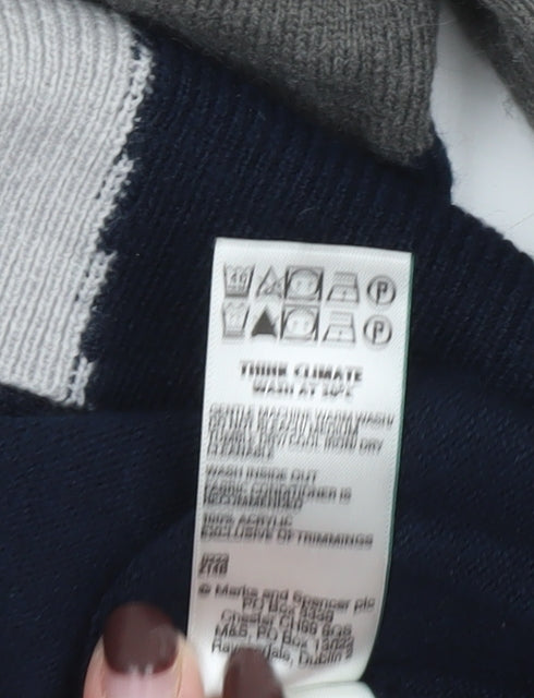 Marks and Spencer Women’s Multicoloured Geometric Jumper Size 12