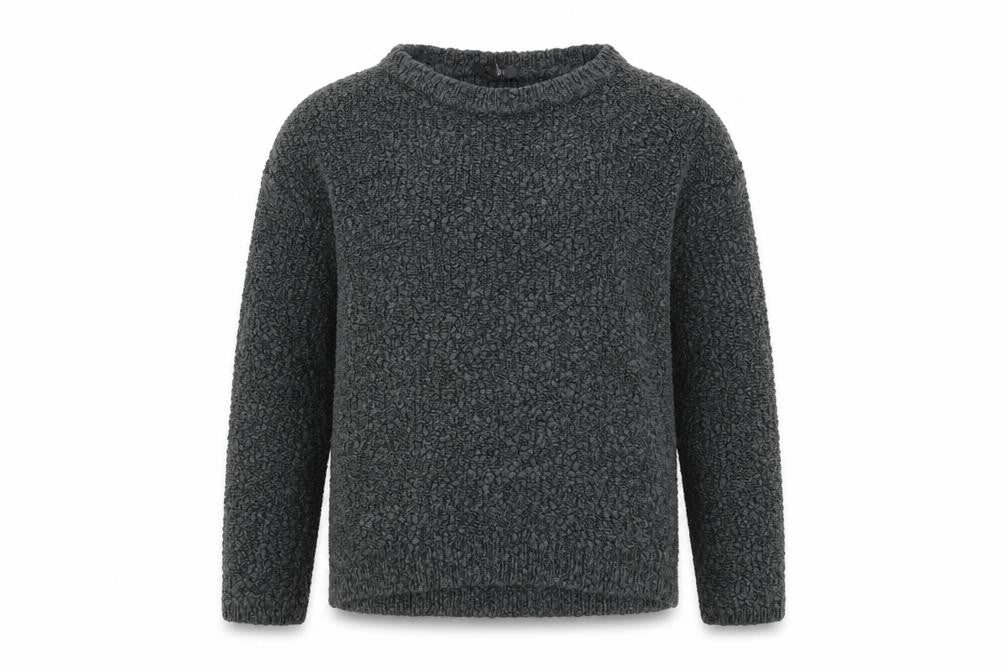 Forever 21 Women’s Grey Chunky Knit Crew Neck Jumper Size S
