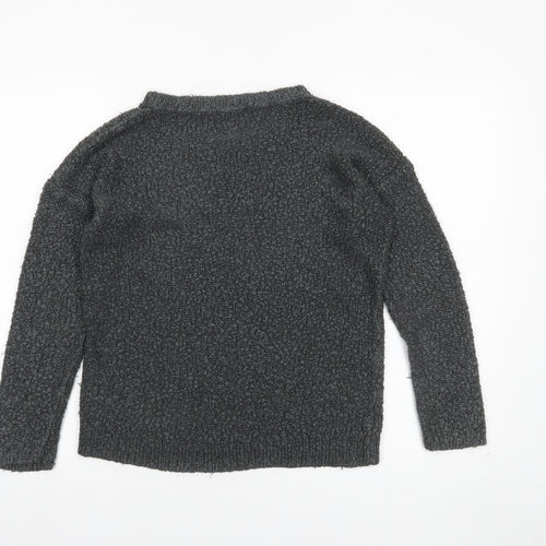 Forever 21 Women’s Grey Chunky Knit Crew Neck Jumper Size S