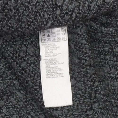 Forever 21 Women’s Grey Chunky Knit Crew Neck Jumper Size S