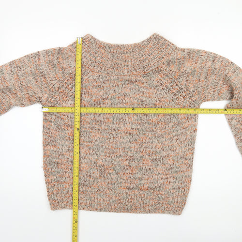 Tu Women’s Beige Chunky-Knit Pullover Jumper Size 12