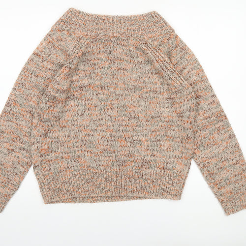 Tu Women’s Beige Chunky-Knit Pullover Jumper Size 12