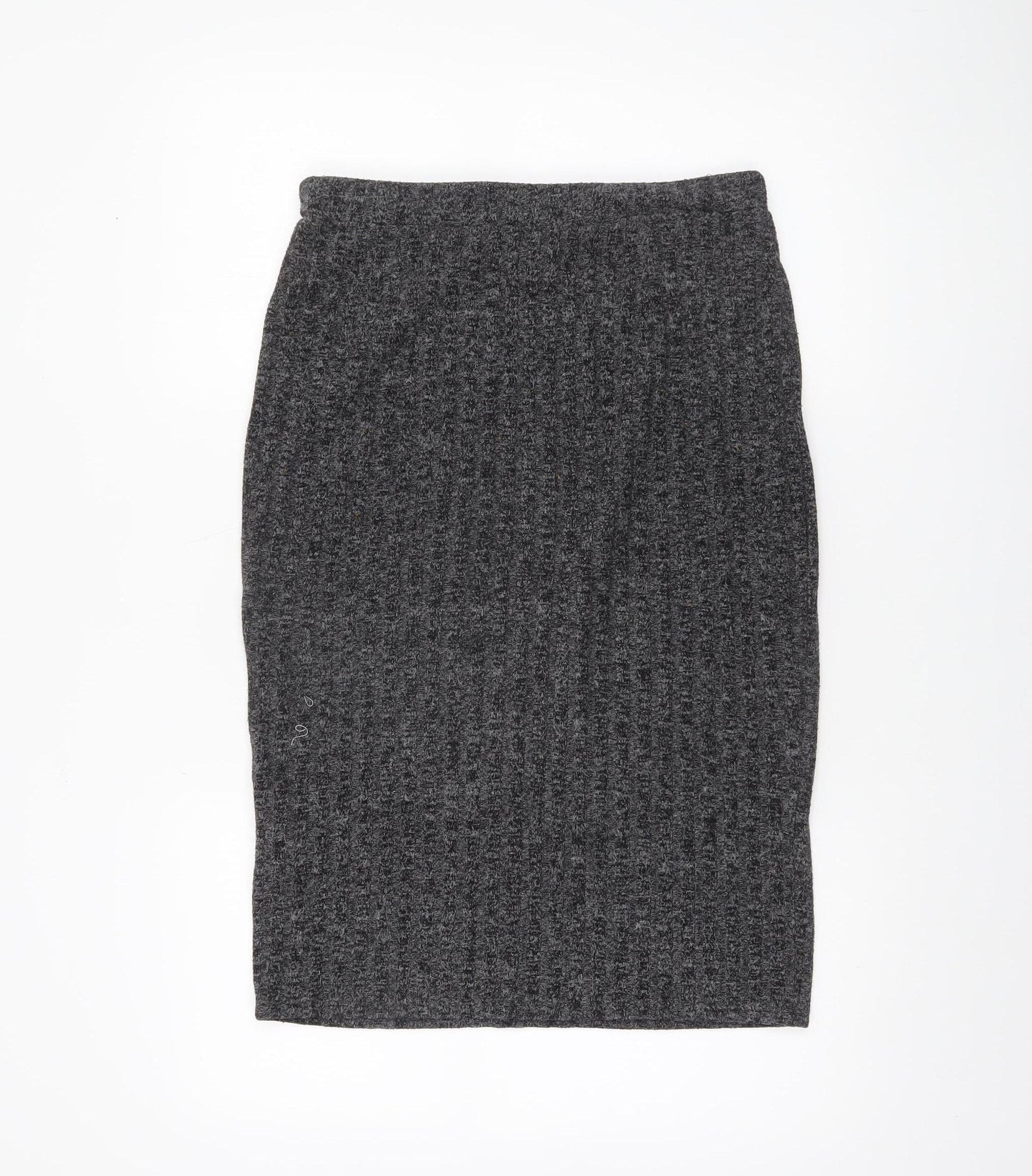 Sparkle & Fade Women’s Grey Knit Pencil Midi Skirt Size L