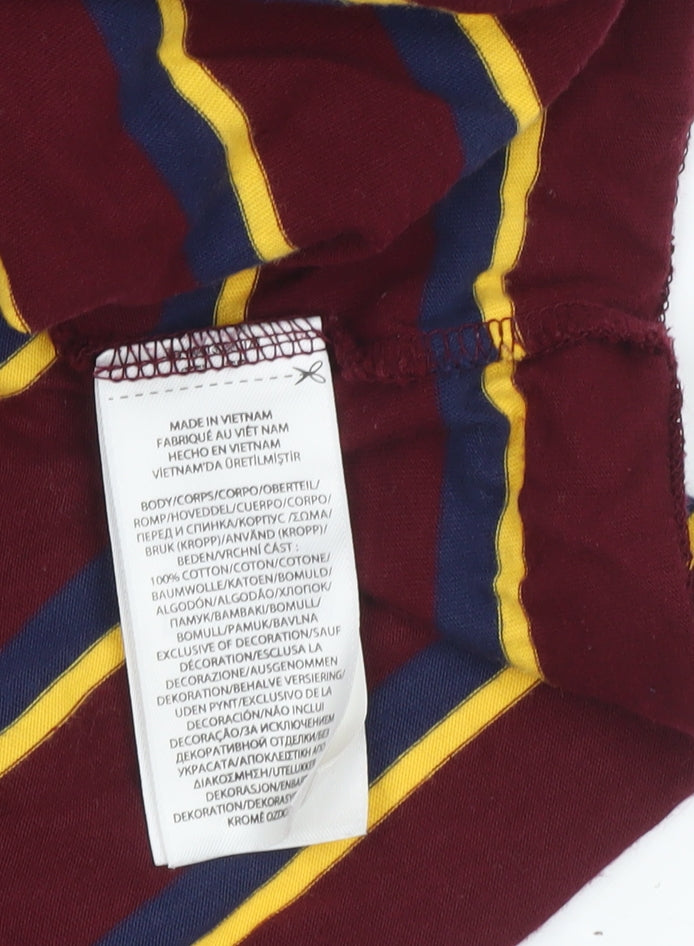 Polo Ralph Lauren Men’s Multicoloured Striped Slim Fit T-Shirt 2XL