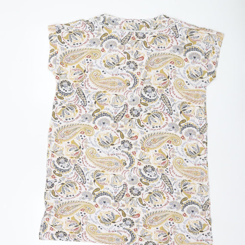 Next Women’s Multicoloured Paisley Viscose Tunic Blouse Size 16