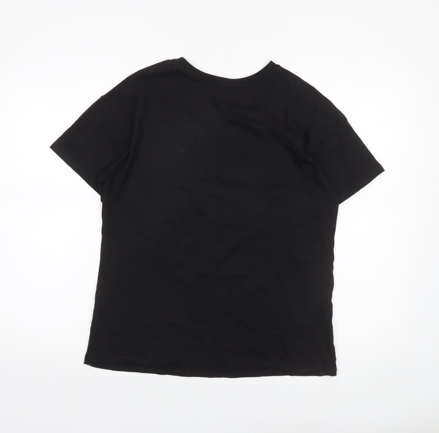 George Women’s Black Harry Potter Christmas T-Shirt Size 10
