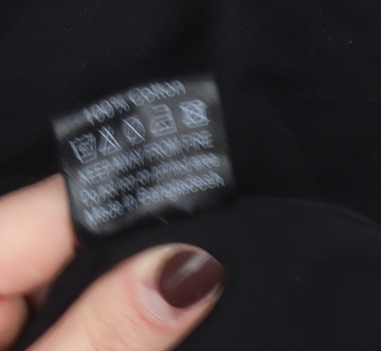 Guinness Men's Black Cotton Short Sleeve Beer Logo T-Shirt Size L