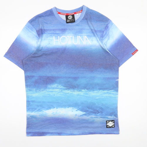 Hot Tuna Men's Blue Ocean Graphic T-Shirt Size M