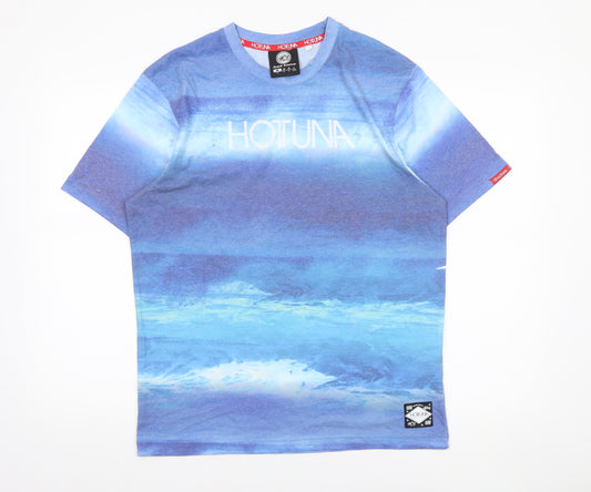Hot Tuna Men's Blue Ocean Graphic T-Shirt Size M