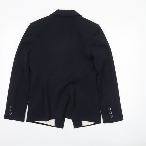 Marks and Spencer Women's Black Size 12 Single-Breasted Blazer