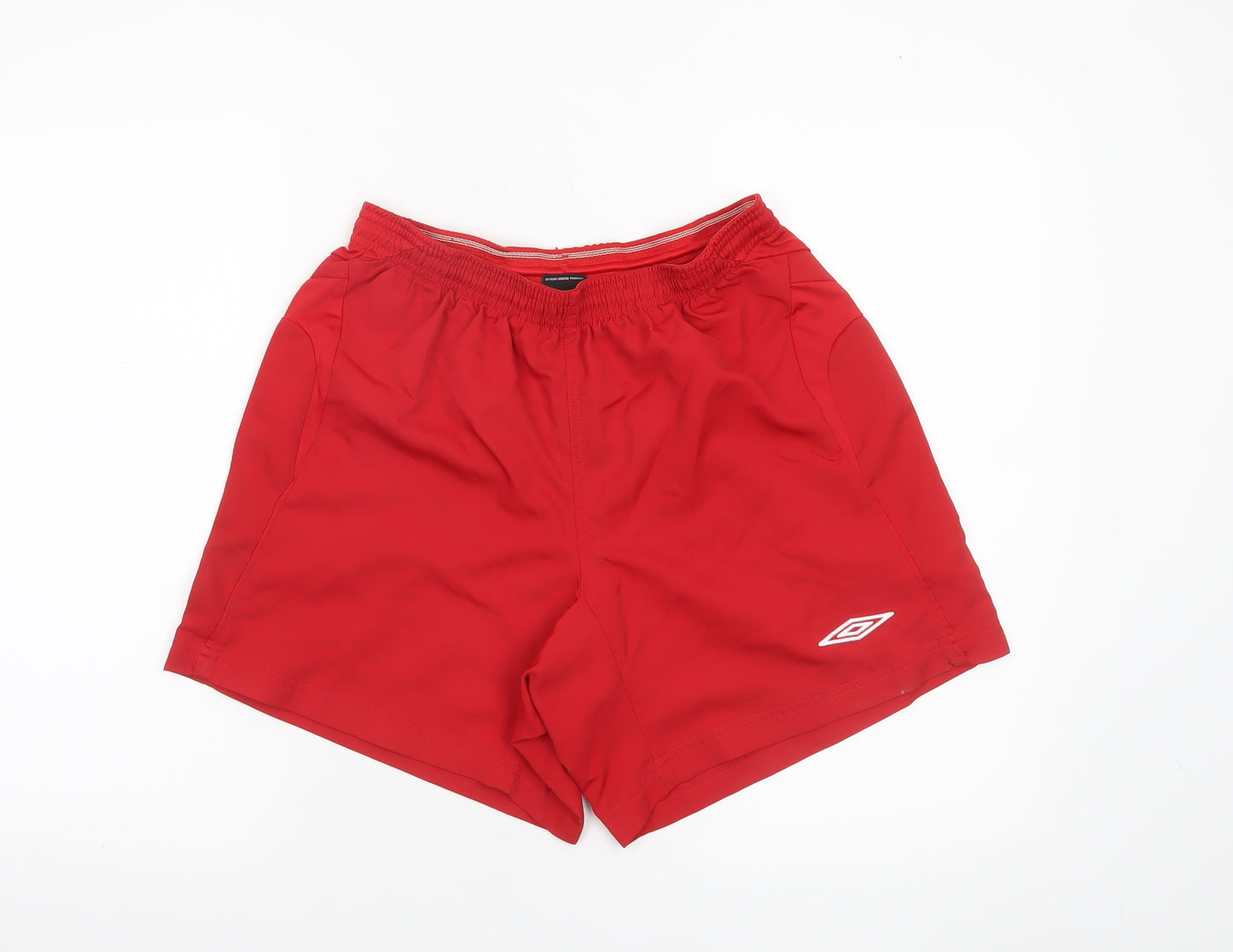 Umbro Men's Red Athletic Shorts M Lightweight Quick Dry