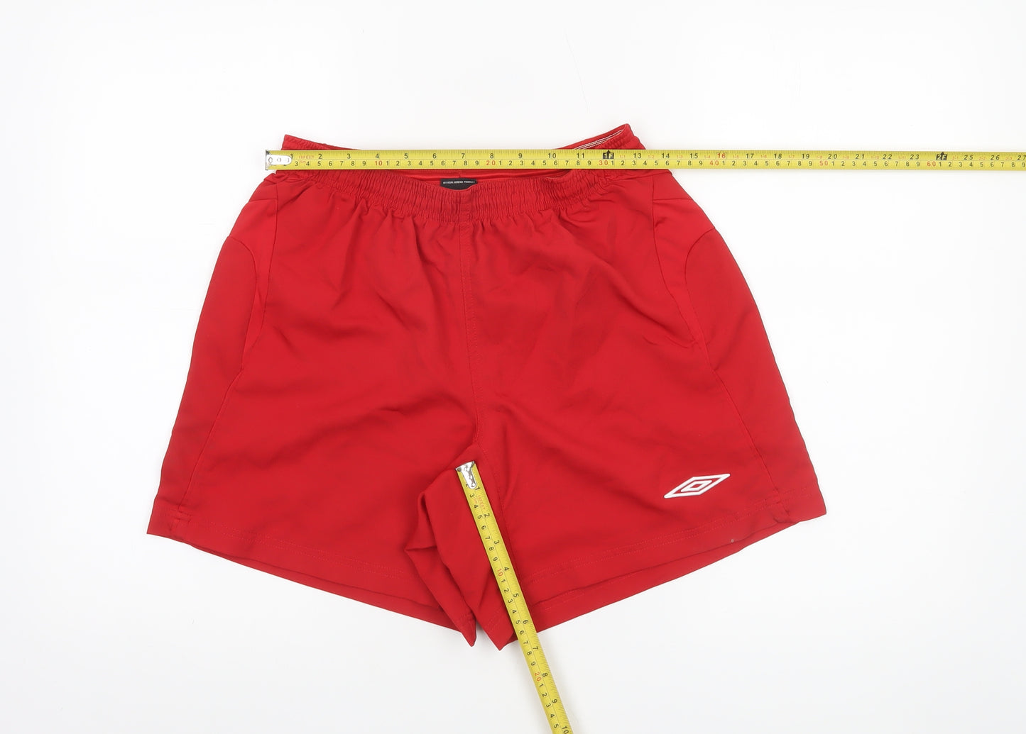 Umbro Men's Red Athletic Shorts M Lightweight Quick Dry