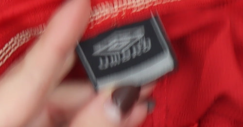 Umbro Men's Red Athletic Shorts M Lightweight Quick Dry