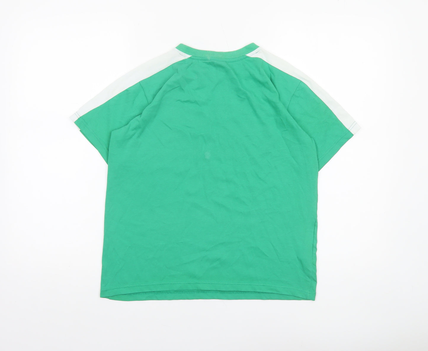 Lacoste Boys Green Short Sleeve Sports T-Shirt Size 14 Years