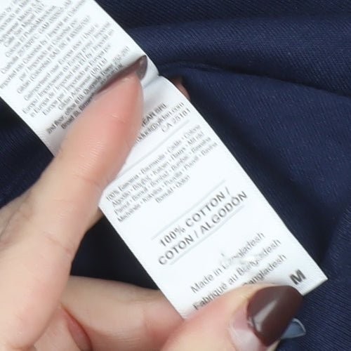 Gildan Mens Blue Funny 1972 Retro Graphic Short Sleeve T-Shirt Size M