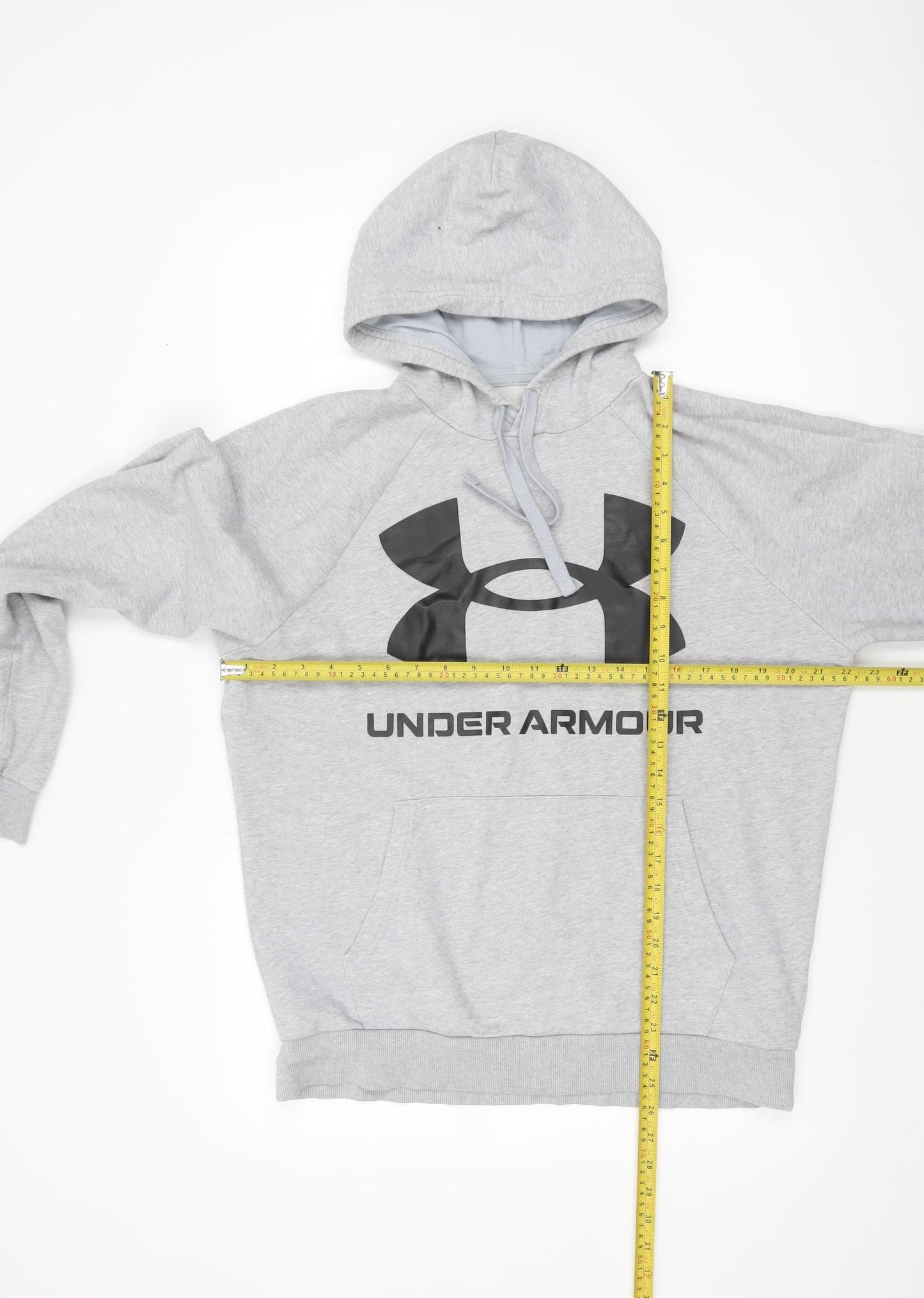 Under Armour Men's Grey Pullover Hoodie Size M Relaxed Fit ColdGear