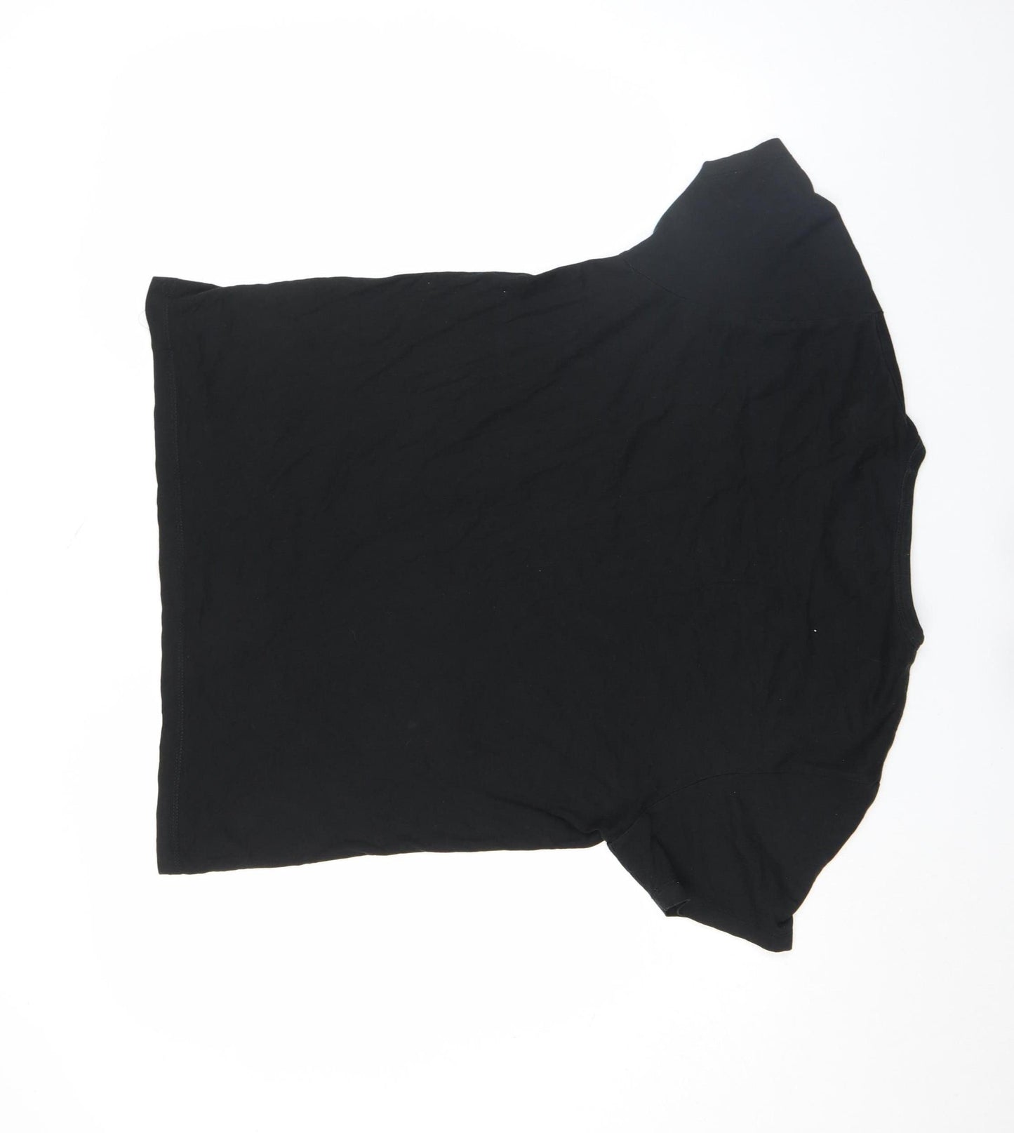 Jack & Jones Unisex Black L Basic Cotton Crew Neck T-Shirt