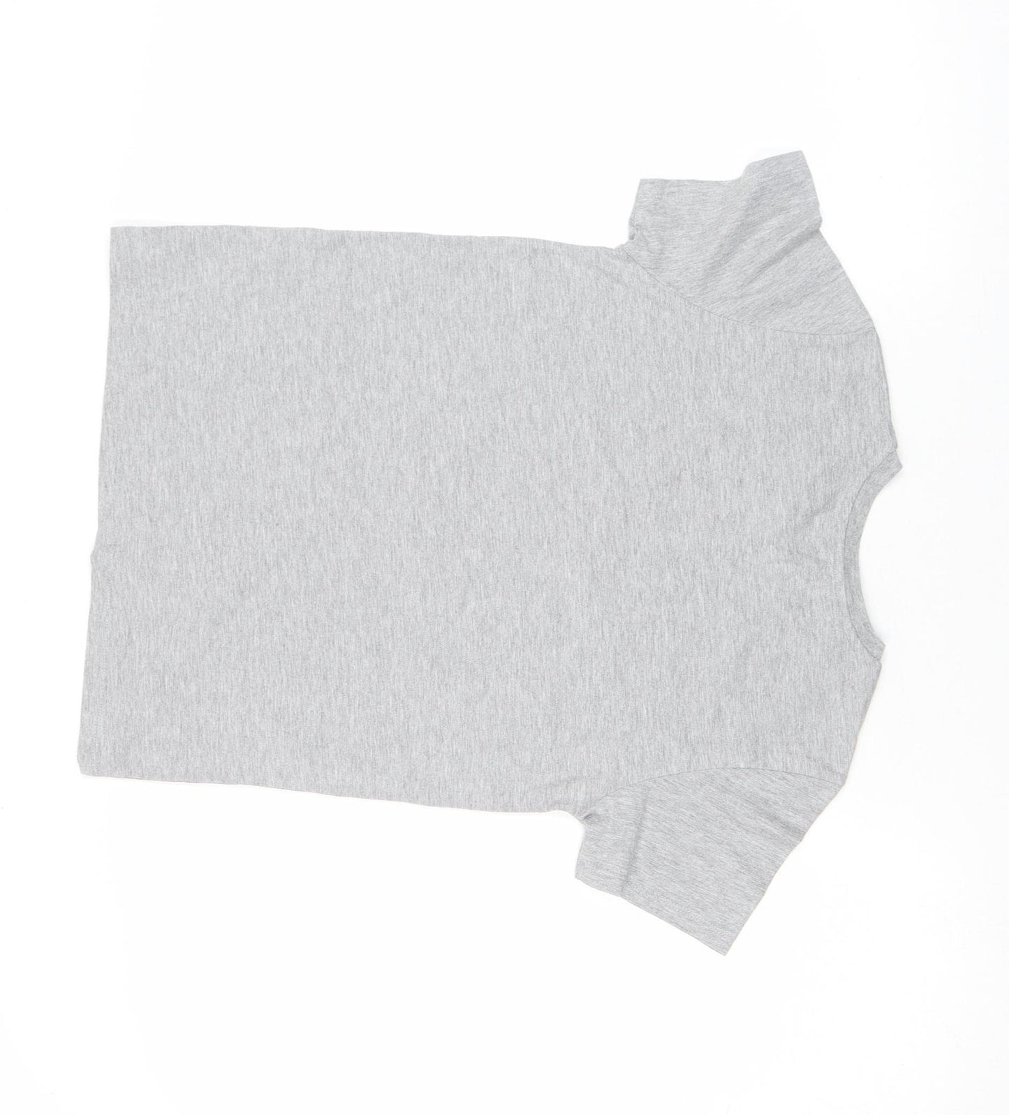 Kenzo Girls Grey Logo T-Shirt 12 Years Lightweight Cotton Top