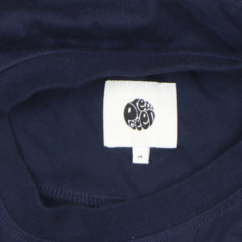 Pretty Green Unisex Blue Cotton Short Sleeve Crew Neck T-Shirt M
