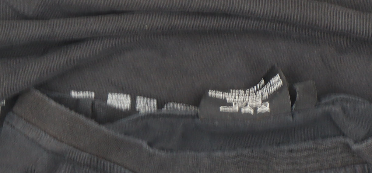 Onfire Men’s Black 2XL Graphic Quote Cotton T-Shirt Casual