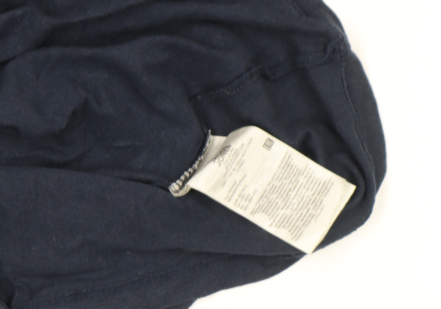 Jack & Jones Men's Blue Regular Fit Cotton Crew Neck T-Shirt Size M