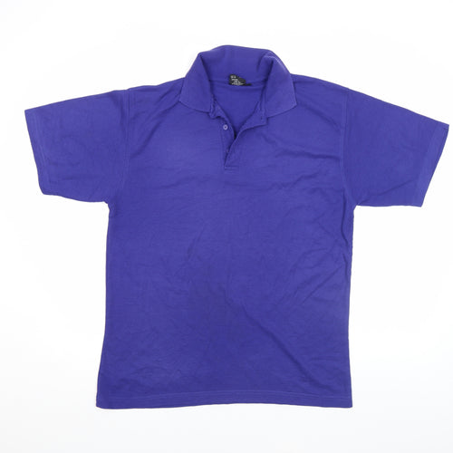 Nathan Jones Men's Blue L Regular Fit Short Sleeve Polo Shirt